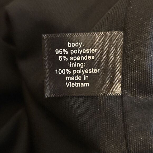 LANE BRYANT Black V-Neck Ruched Surplice Dress - Size 16 - Picture 10 of 10